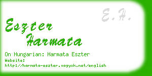 eszter harmata business card